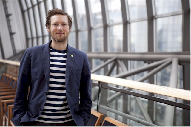 Jan Philipp Albrecht, stellvertretender Vorsitzender des Innen- und Justizausschusses im Europäischen Parlament. (Foto: Fritz Schumann)