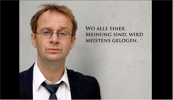 Kunst die Chance gibt, unangenehme Wahrheiten auszusprechen. (Foto: Clipealer.de)