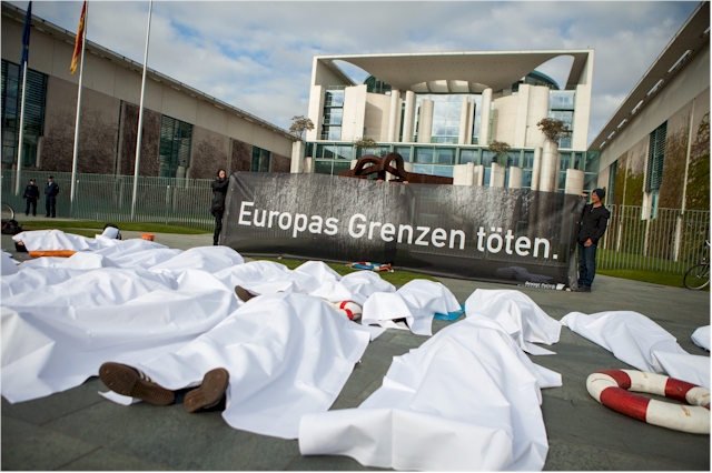 Die EU-Flüchtlingspolitik ist ein Desaster und eine menschliche Tragödie, dei vermeidbar wäre. (Foto: Jakob Huber/Campact)