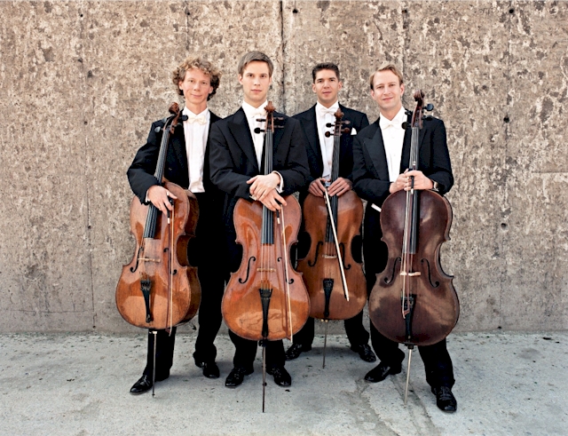 Berliner Cellharmoniker in der Liebermann Villa (Foto :Robert Schultze)