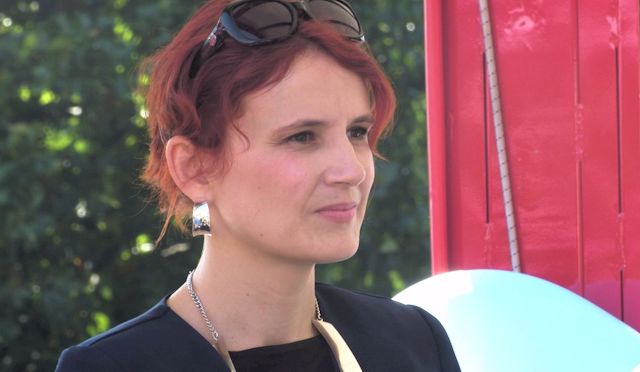 Katjas Kipping fordert ein Umdenken in der Asylpolitik (Foto: Mike Herbst)