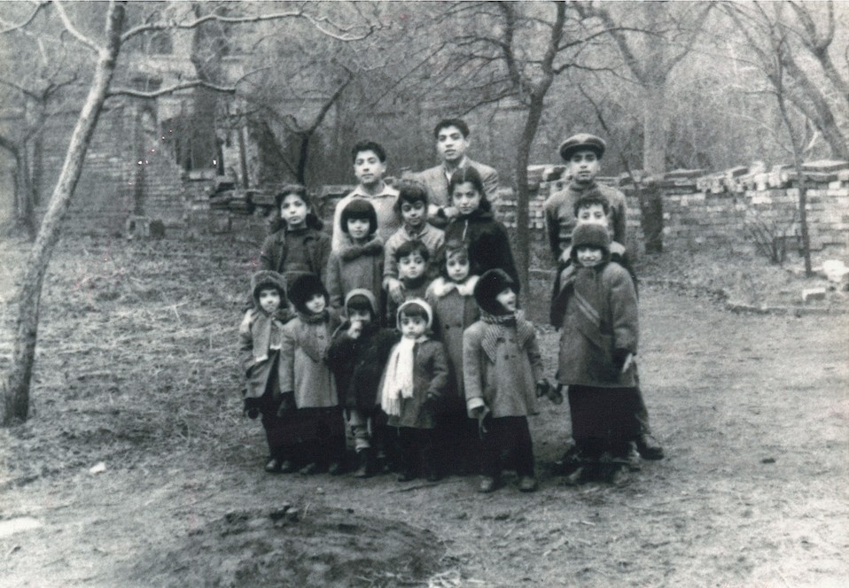 Flüchtlingskinder aus Persien 1958 in Halle (Foto © Yadegar Asisi)