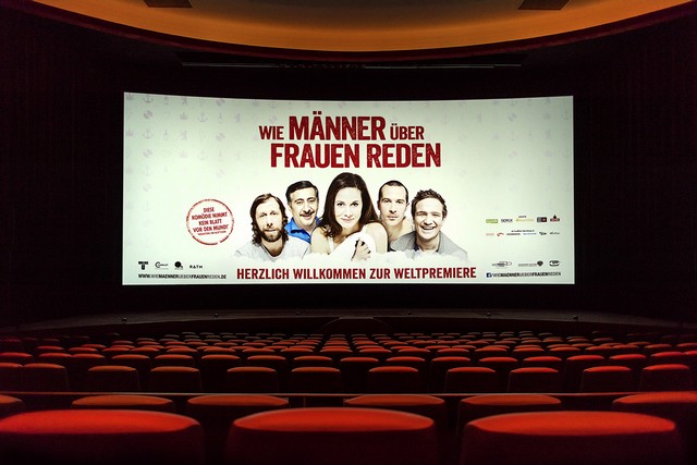 Kinosaal im Berliner Zoo Palast zur Filmpremiere "WMÜFR". (Foto: Rolf G. Wackenberg